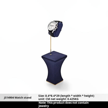 High-end watch stand, microfiber watch storage rack, creative watch ornament bracelet display rack