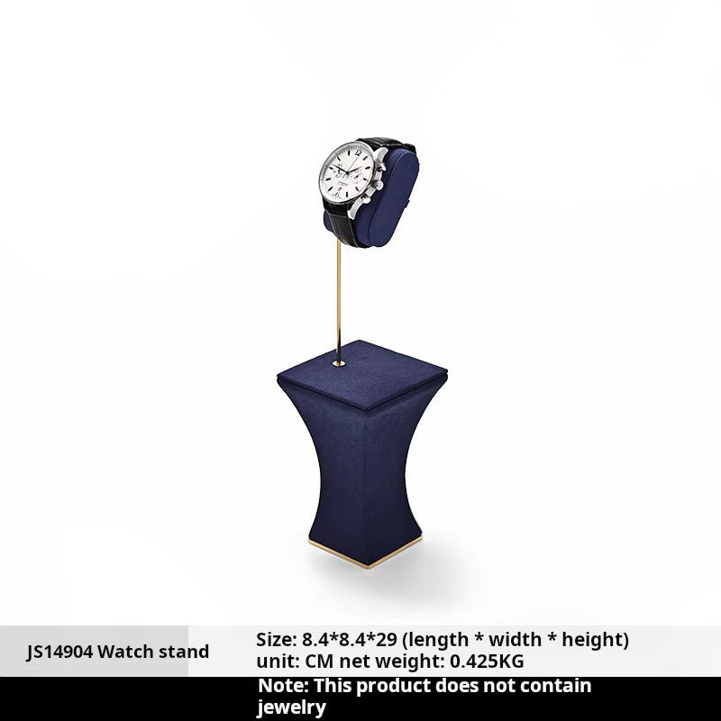 High-end watch stand, microfiber watch storage rack, creative watch ornament bracelet display rack