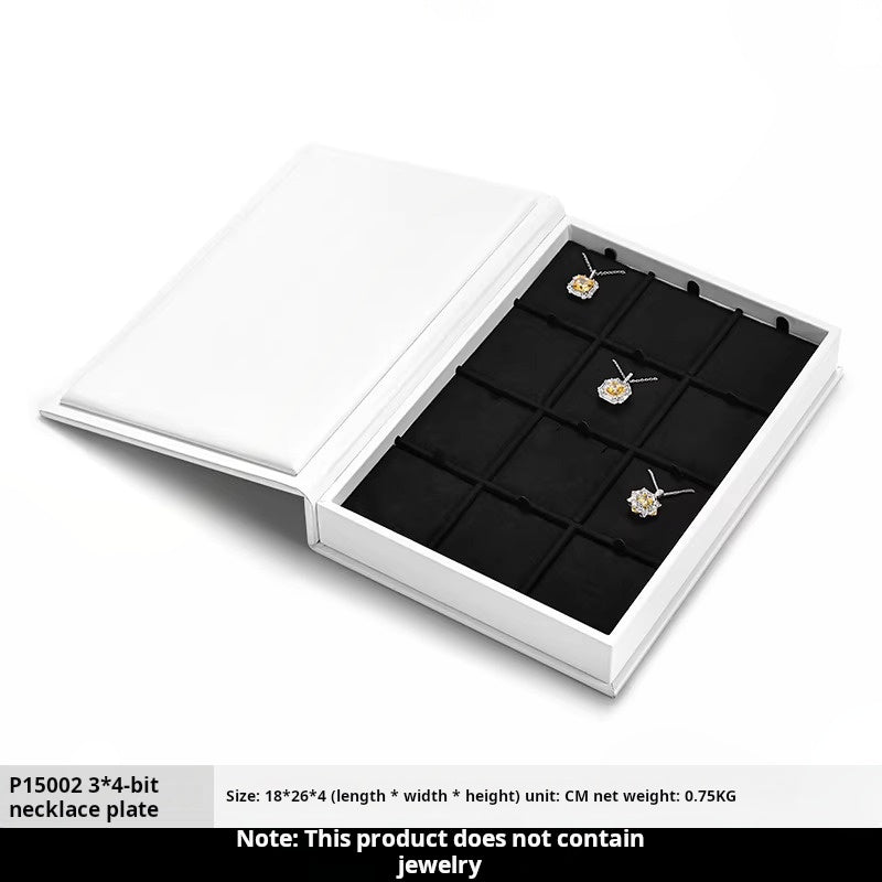 Jewelry Storage Box, Book Box, High Jewelry Display, Light Luxury Display, Ring, Pendant, Necklace, Tray