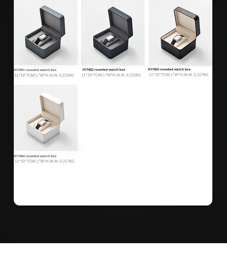 Watch Box PU Leather Watch Gift Packaging Box Home Watch Watch Collection Gift Storage Box