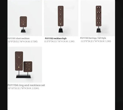 Jewelry display props, microfiber rings, earrings, necklace display, jewelry, jewelry display stands Jim Display
