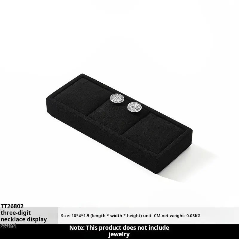 Jewelry display props, high-end microfiber necklace ring counter display jewelry display packaging Jim Display