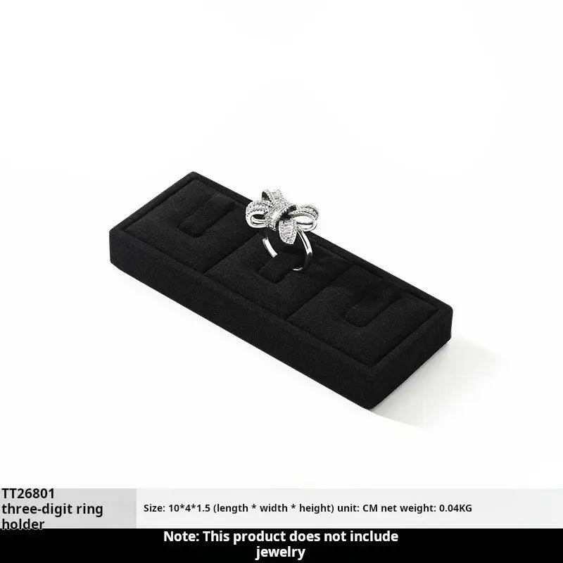 Jewelry display props, high-end microfiber necklace ring counter display jewelry display packaging Jim Display