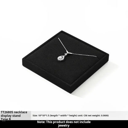 Jewelry display props, high-end microfiber necklace ring counter display jewelry display packaging Jim Display