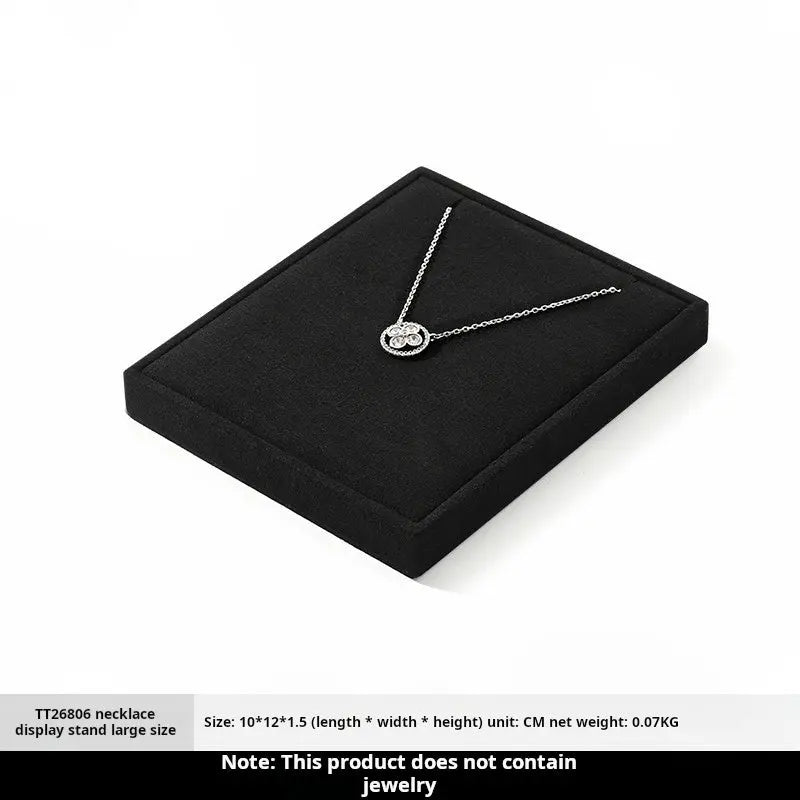 Jewelry display props, high-end microfiber necklace ring counter display jewelry display packaging Jim Display