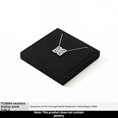 Jewelry display props, high-end microfiber necklace ring counter display jewelry display packaging Jim Display