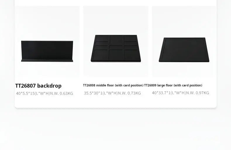 Jewelry display props, high-end microfiber necklace ring counter display jewelry display packaging Jim Display