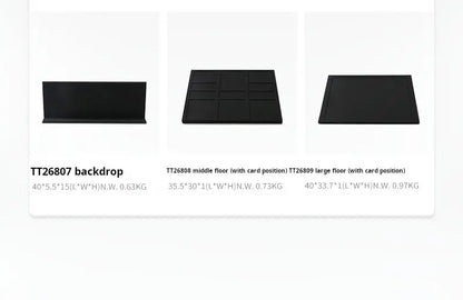 Jewelry display props, high-end microfiber necklace ring counter display jewelry display packaging Jim Display