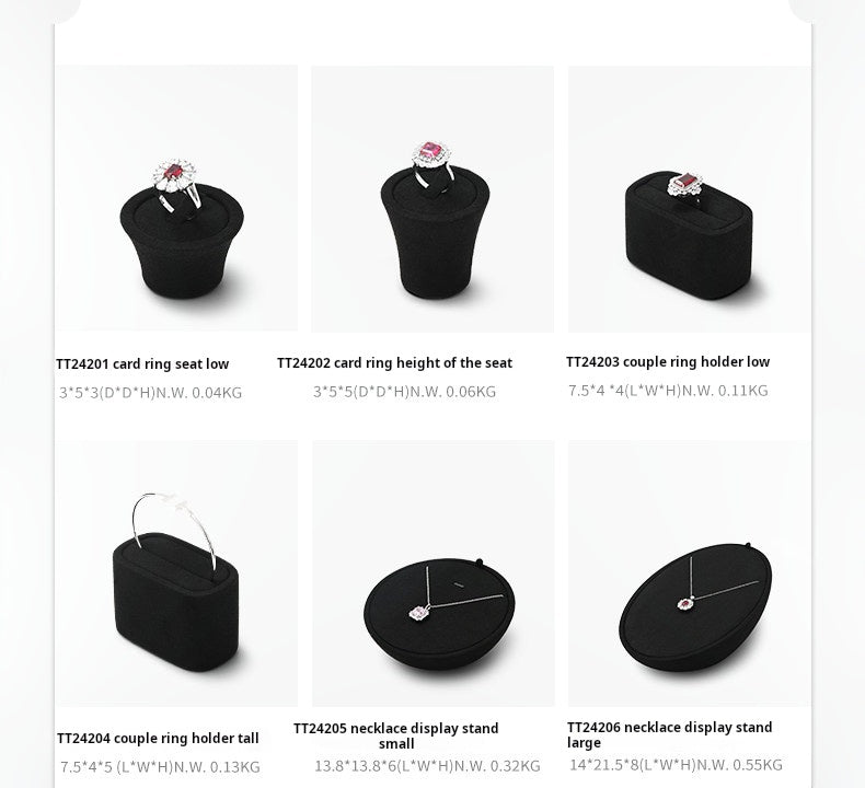 Jewelry window display, high-end rings, earrings, necklaces, jewelry display packaging - Jim Display