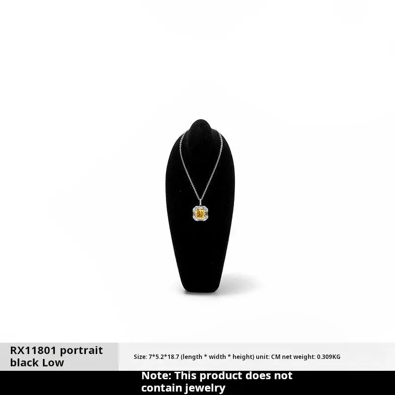Necklace Display Stand, Model Neck, Necklace Stand Microfiber Jewelry Jewelry Display And Packaging - Jim Display