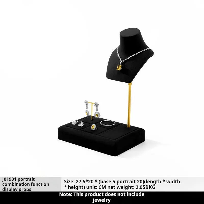 Jewelry display stand multifunctional necklace ring earrings jewelry combination display props jewelry packaging jewelry showcase organizer Jim Display
