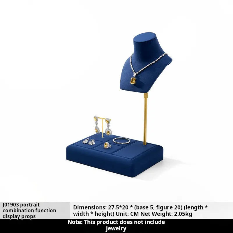 Jewelry display stand multifunctional necklace ring earrings jewelry combination display props jewelry packaging jewelry showcase organizer Jim Display