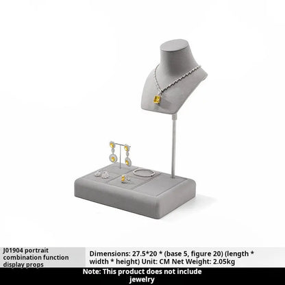 Jewelry display stand multifunctional necklace ring earrings jewelry combination display props jewelry packaging jewelry showcase organizer Jim Display