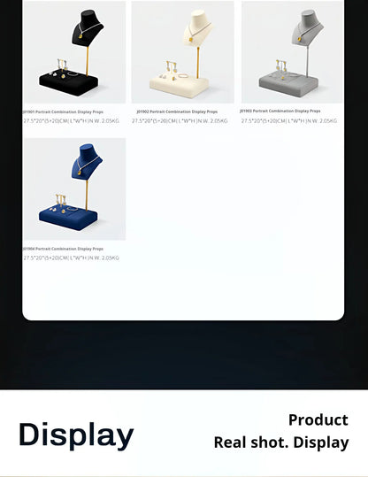 Jewelry display stand multifunctional necklace ring earrings jewelry combination display props jewelry packaging jewelry showcase organizer Jim Display