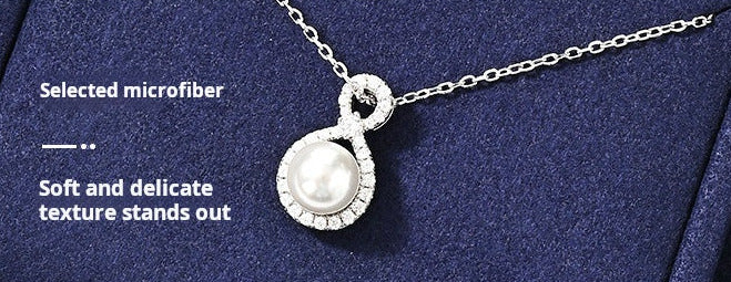High-end microfiber jewelry display props ring earrings necklace counter display display plate Jim Display