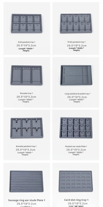 Aluminum and magnesium alloy high-grade large-capacity jewelry case Luxury portable jewelry trolley flight case Jim Display