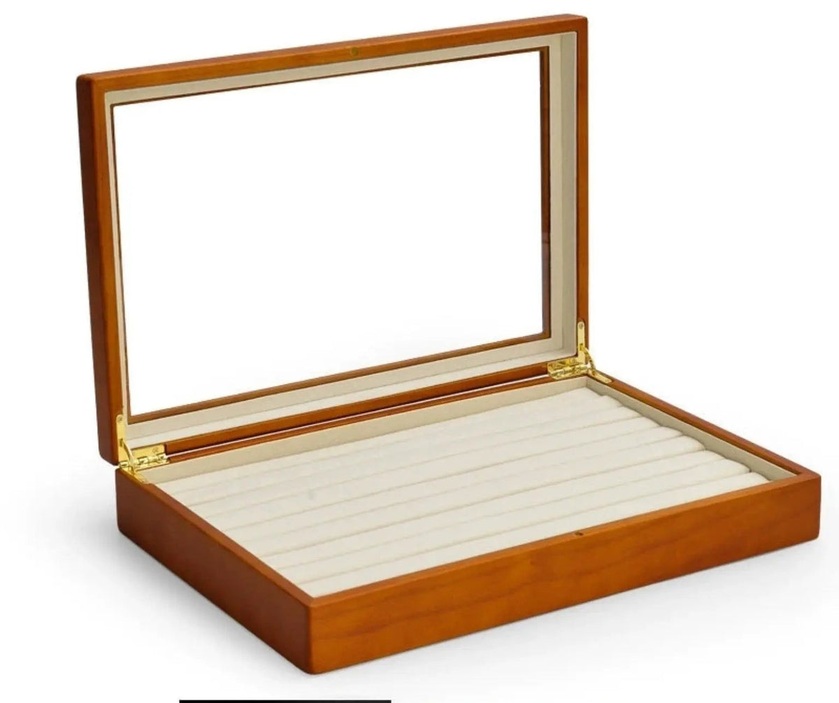 Ring Storage Box (Off-White)-X02403 34.5x23.5x6.5cm
