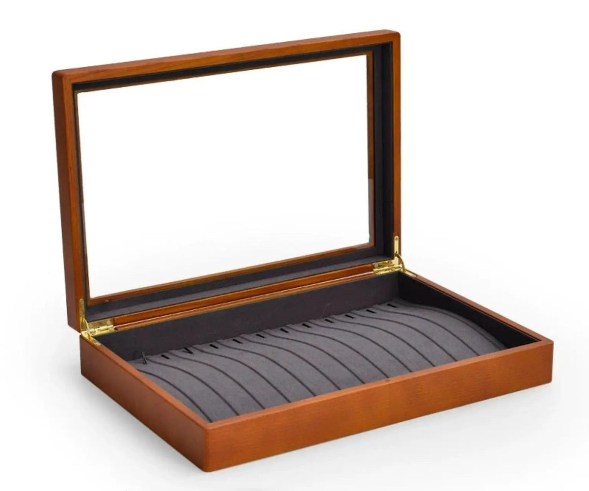 Necklace Storage Box (Dark Grey) - X02410 34.5x23.5x6.5cm